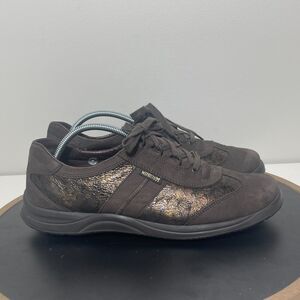 Mephisto Runoff Air Jet System Sneakers Women 7.5‎ Comfort Brown Suede Leather